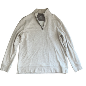 George tan pull over sweater